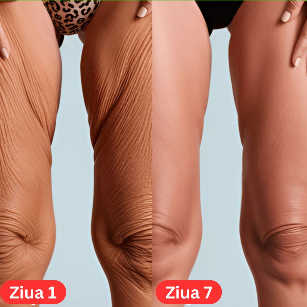 Înainte și după — ziua 1 vs ziua 7